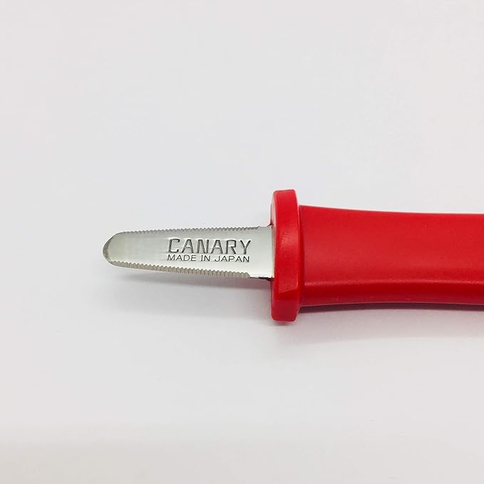 CANARY Box Opener Tool 5" - Mini Package Opener Box Cutter Knife for Opening Packages - Made in Japan, Red