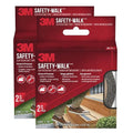 3M Safety-Walk Slip Resistant Tape, Black Anti Slip Grip Roll, 2 in x 15 ft, Strong Self-Adhesive Traction Tape for Stairs, Ladders, Floors & Work Areas, 2-Pack