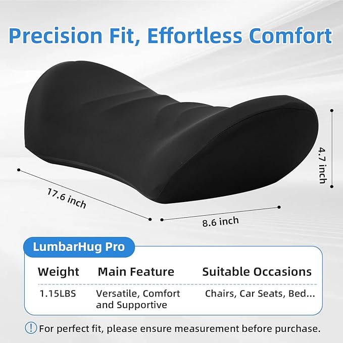 Lumbar Support Pillow for Office Chair - Lumbar Pillow for Car - Ergonomic Lumbar Support Pillow for Car Automotive Seat Cushions