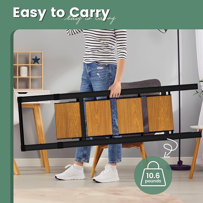 Step Ladder 4 Step Folding with Handle, Kitchen Step Stool for Adults, Aluminum Ladders for Home
