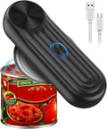 Electric Can Opener, One Touch Automatic Can Opener for Seniors, Rechargeable Cordless Can Openers, Auto‑Stop Smooth Edge Lid Cutter, Fits All Can Sizes, Food Safe Kitchen Gadget for Arthritis