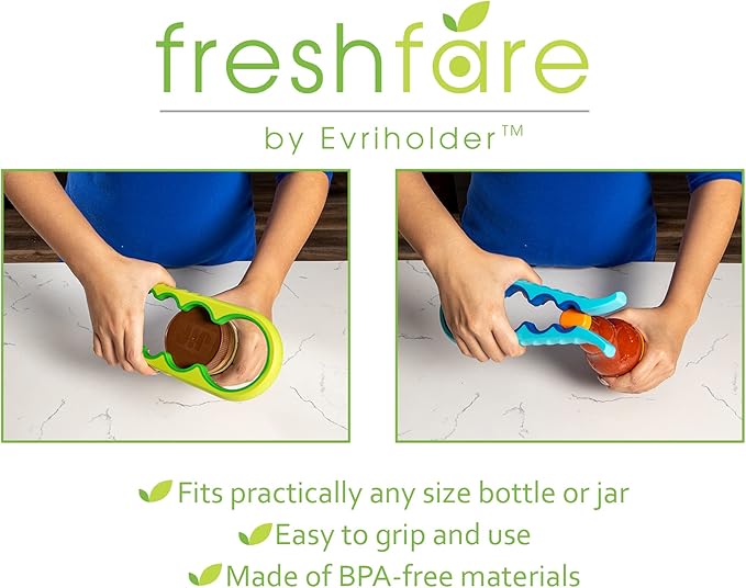 Fresh Fare Twist Gripper Pads Easy Grip Jar Openers, One Size, Colors May Vary
