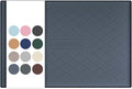 URMONA 31" x 22" Waterproof Silicone Mat in Multiple Sizes & Colors, Under Sink Mat for Kitchen & Bathroom, Pet Food Pad for Dogs & Cats, Kitchen Cabinet Liner, Multi-Purpose for Storage(Dark Grey)