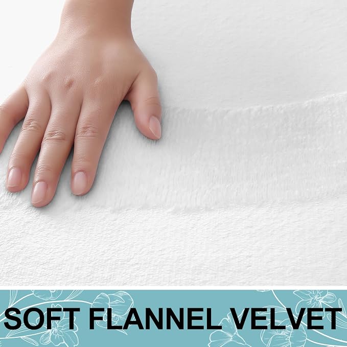 Smiry Memory Foam Bath Mat 59x34, Extra Soft and Absorbent Bathroom Mats, Non Slip Washable Carpet for Floor, Shower and Tub, White
