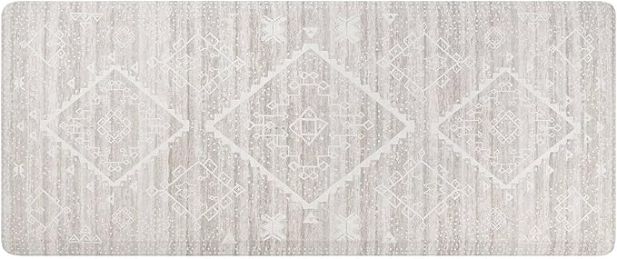 House of Noa Nama Standing Mat – Anti-Fatigue Kitchen Mats for Floor, Cushioned & Non-Slip Comfort Mat for Standing, Thick Foam Anti-Fatigue Mat for Kitchen & Workspaces, Ula Driftwood 30" x 72"