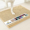 Muddy Mat® | Super Absorbent Door Mat Indoor, Microfiber Quick Dry Chenille Entryway Rug, Non-Slip Front Door Mat, Indoor Mats for Entryway, Machine Washable Pet Rug, Beige 5ft x 7ft