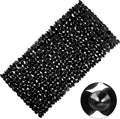 Vannokor Bath Mats for Bathroom Tub 35x16 Inch,Bath Mat for Tub Feels Great on Tired Feet, Friendly Machine Washable Shower Tub Mats with 167 Big Suction Cups,Shower Mat,Bath Tub Mat,Black