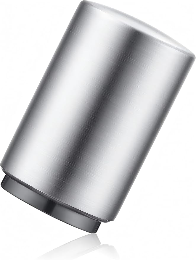 Magnetic Beer Bottle Opener with Automatic Cap Catcher, Ultra Premium Stainless Steel Soda & Beer Bottle Opener, Push & Pull Convenient Design Bar Accessory
