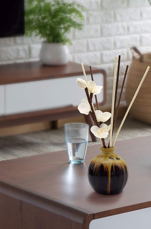 Pack of 100 Black Rattan Reed Sticks,Reed Diffuser Sticks Replacement Rattan Refill Sticks (Black)