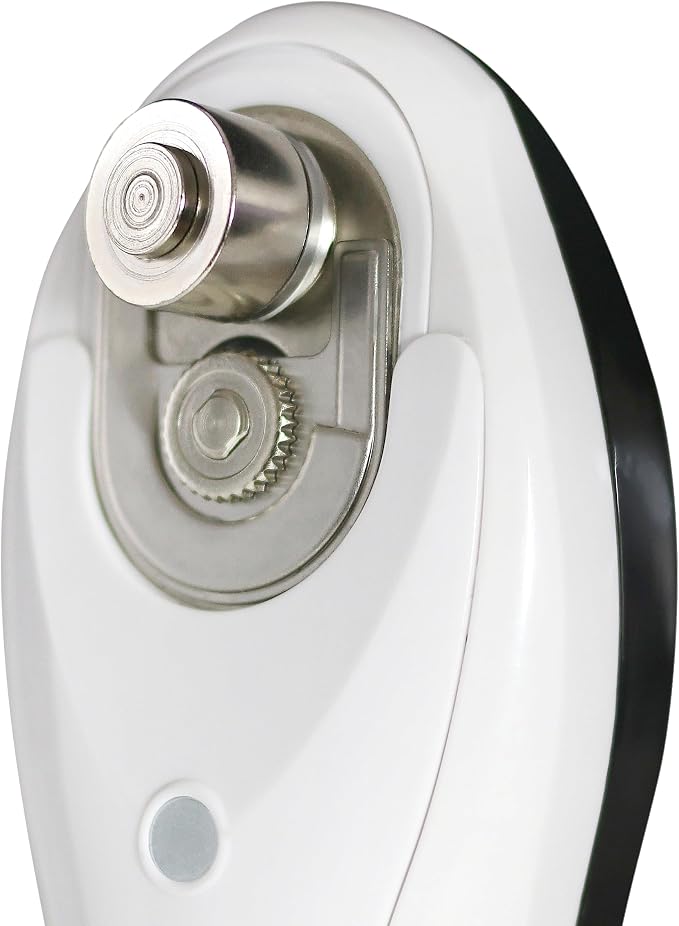 A1 Electric Can Opener – Smooth Edge Tin Opener with Easy-Touch Start & Stop, Ergonomic, Compact & Cordless Design - Black
