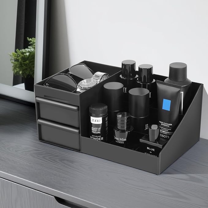Mens Cologne Organizer, Bathroom Organizer, Perfume Tray, Perfume Stand, Dresser Organizer, Room Decor for Men, Dad Gifts, Gifts for Men，Fathers Day Gift