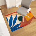 Office Chair Mat for Hardwood Floor, 48"x36" Easy Glide Computer Desk Mat Protector for Rolling Chair Under Desk Rug Nonslip Backing, Machine Wash (Modern)