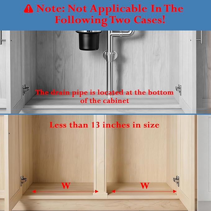 Aisslro Under Sink Organizer, 2 Tier Under the Sink Storage, Expandable Adjustable Slide Out Pull Out Under Cabinet Organizers Shelf, for Kitchen Bathroom Pantry Closet Organization, Black