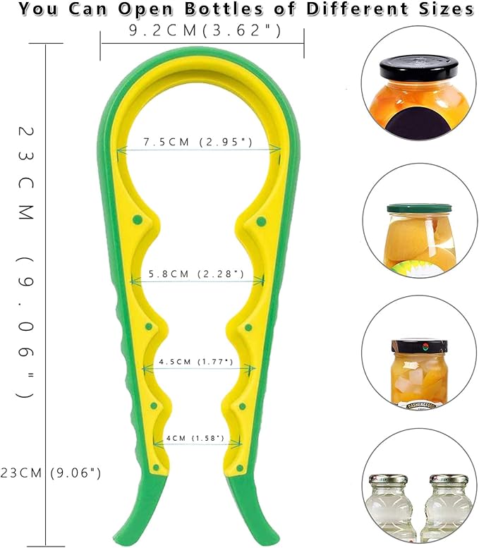 Jar Opener,Jar Gripper,Lid Opener,Can Opener,Bottle Opener for Arthritic Hands and Weak Hand,Jar Opener for Seniors with Arthritis (Blue-2pack)