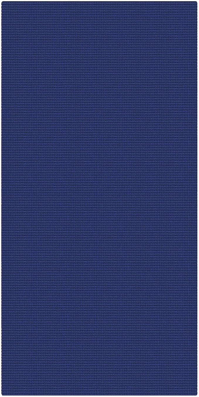 KOZYFLY 3x6 Washable Runner Rug, Non Slip Wide Runners for Hallway, Woven Large Entryway Runners, Braided Floor Carpet Runner for Entry, Kitchen, Bedside, Hall, Royal Blue/Navy
