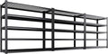 Set of 3 Garage Shelving-3500 lbs 5 Tier Storage Shelves,Adjustable Heavy Duty Metal Shelving Unit and Storage Large Wire Rack,Utility Steel Shelf for Warehouse Industrial Pantry Basement -72"x59"x20"