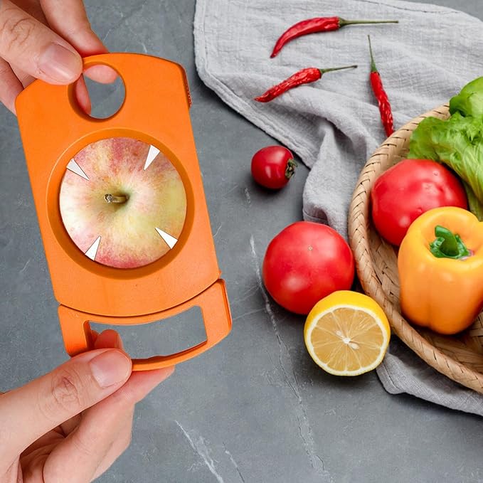 Passion Fruit Opener Tool - Stainless Steel Kitchen Peeling Gadget with Spoon - Passion Fruit Peeler - for Home Restaurant Party Gathering Picnic