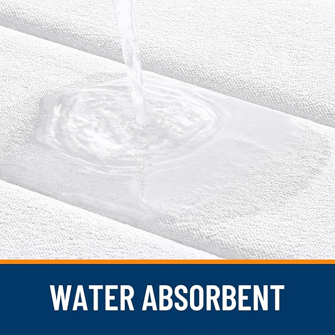 OLANLY Memory Foam Long Bathroom Rugs Runner 47x20, Super Soft Absorbent Bath Mat, Quick Dry, Machine Washable Shower Floor Rugs, Bathmat Carpet, Bathroom Home Decor Accessories, White