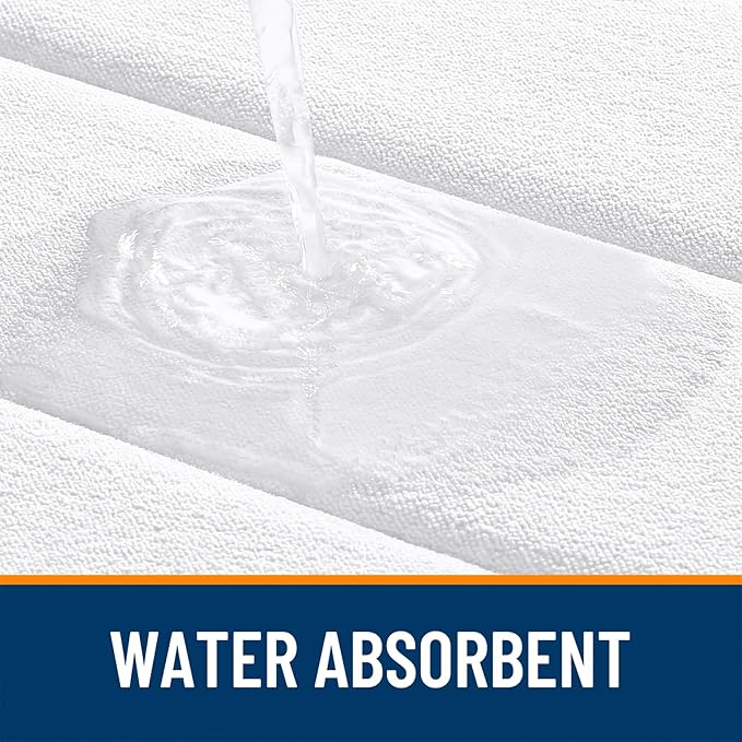 OLANLY Memory Foam Long Bathroom Rugs Runner 44x20, Super Soft Absorbent Bath Mat, Quick Dry, Machine Washable Shower Floor Rugs, Bathmat Carpet, Bathroom Home Decor Accessories, White