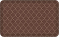NewLife by GelPro Anti-Fatigue Designer Comfort Kitchen Floor Mat, 20x32”, Trellis Walnut Stain Resistant Surface with 3/4” Thick Ergo-foam Core for Health and Wellness