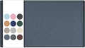 URMONA 40" x 22" Waterproof Silicone Mat in Multiple Sizes & Colors, Under Sink Mat for Kitchen & Bathroom, Pet Food Pad for Dogs & Cats, Kitchen Cabinet Liner, Multi-Purpose for Storage(Dark Grey)