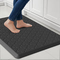 Kitchen Mats for Floor - Anti Fatigue Mats for Kitchen Floor - Non Slip Cushioned Rugs for Standing, Office, Sink, Laundry, Black