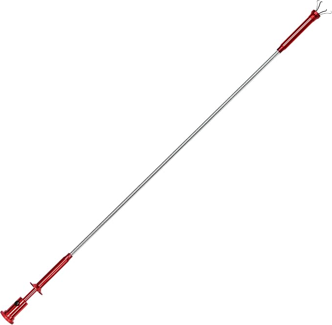 VViViD Stainless Steel Flexible 2 Feet (24 inch) Magnetic Pick-Up Claw Grabber Tool W/LED Light