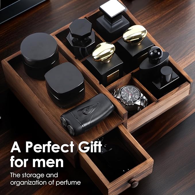 Cologne Organizer For Men,Perfume Organizer,Bathroom Organizers,Bathroom Counter,Perfume Stand,Cologne Stand,Cologne Tray,Dresser Top Organizers,Mens Room Decor,Gifts for Men,Fathers Day Gift