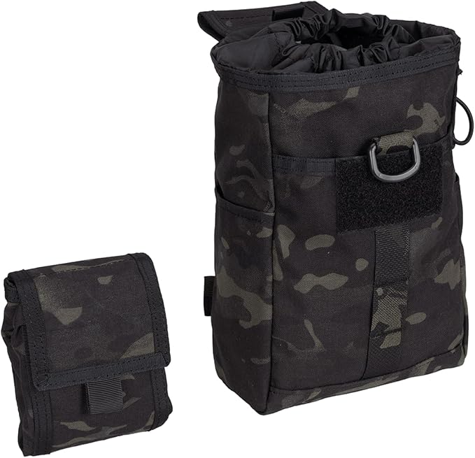 EXCELLENT ELITE SPANKER Molle Dump Pouch Drawstring Magazine Utility Pouch Folding Dump Pouch Waist Bag