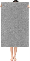 Shower Mat Non Slip: 39.4 x 27.5 Inch Extra Large Shower Mats for Inside Shower with Drain Hole - Soft PVC Loofah Anti Slip Shower Stall Mat for Walk-in Shower and Bathroom, Quick Drying
