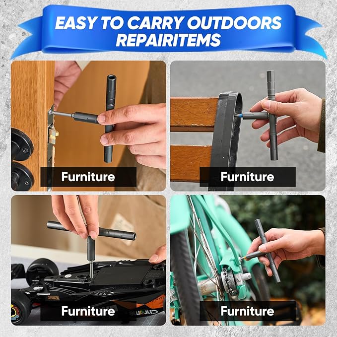 Saker 42-in-1 Magnetic Screwdriver Set for Father’s Day Gift, Screwdriver Set with T Handle & Storage Case, for Men Gift, Furniture, Computer, Bicycle, and DIY, Orange