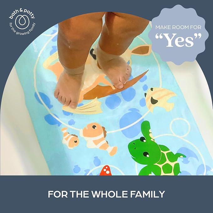 Dreambaby Anti-Slip Bath Mat with Too Hot Indicator