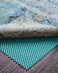 Veken 6x9 Ft Rug Pad Gripper for Hardwood Floors, Non Slip Cyan Rug Pads for Area Rugs, Thick Rug Grippers for Tile Floors, Under Carpet Anti Skid Mat, Keep Your Rugs Safe and in Place