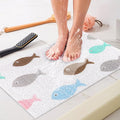 Shower Mat Non-Slip, Soft Comfort Bath Mat with Drainage Holes, PVC Loofah Massage Bathmat for Shower,Tub,Bathroom,Wet Areas, Quick Drying