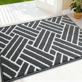 OLANLY Indoor Door Mat, 36x24 Inch, Dirt Resistant and Absorbent, Non-Slip Rubber Backing Floor Mats, Easy Clean Low-Profile Doormat for Entryway, Front Door, and Inside Entrance, Charcoal