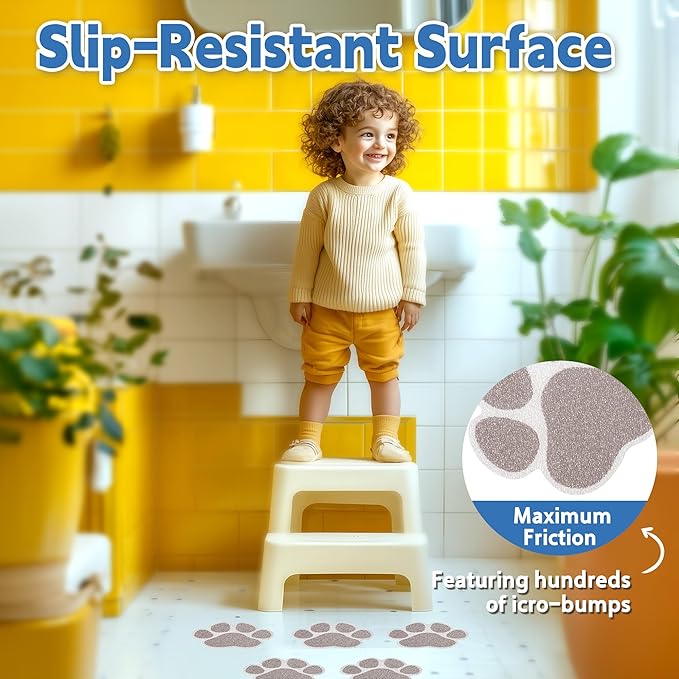 Secopad 20 PCS Original Non-Slip Bathtub Stickers, Large Safety Bathroom Tubs Showers Treads Adhesive Decals with Scraper