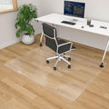 100pointONE Large Office Chair Mat for Hardwood Floor - 46" x 60" Clear Floor Protector Mat for Office Chair On Hardwood, Easy Glide Desk Chair Mat for Home & Office