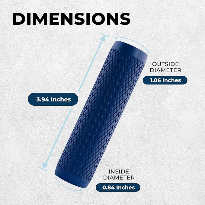 HammerHead Showers® Shark Skin Grip Compatible for HammerHead Showers 1-Spray Handheld Shower Head – Slip-Free Grip for Handheld Shower Head for Elderly or Kids – Handshower Silicone Grip