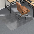 Tonaus Office Chair Mat for Carpet, 48"×60" Transparent Carpet Floor Protector Cover Rug Mat with Non-Slip Studded, 2.2mm Thick Heavy Duty for Home Computer Desk Rolling Chair Carpets Low Pile