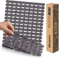 Non Slip Bathtub Mat - Shower Mats for Inside Shower, Rectangular PVC Tub Mat with 200+ Suction Cups for Safety, 27x16 Inch, Dark Gray