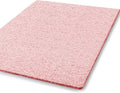 godehone Shower Mats Non Slip Without Suction Cups, PVC Loofah Bathroom Mats, Loofah Mats for Shower and Bathroom, Quick Drying, 23.6× 34.6 Inch, Pink