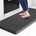 Mattitude Kitchen Mat Cushioned Anti-Fatigue Floor Mat Water Resistant Non-Slip Mats and Rugs Standing and Comfort Desk Mats for House Sink Office Laundry (Dark Grey, 17.3"x39")