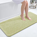OLANLY Bathroom Runner Rugs 47x20, Soft Absorbent Chenille Bath Rugs, Rubber Backing Quick Dry, Machine Washable Long Bath Mats for Bathroom Floor, Tub and Shower, Home Decor Accessories, Vanilla