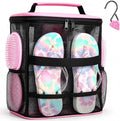 Mesh Shower Caddy,Portable Hanging Travel Toiletry Bag Dorm Room Essentials for College Students Girls,Large Makeup Organizer for Full-Sized Toiletries,Travel Essentials for Women Girls Camping Beach