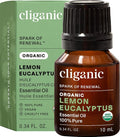 Cliganic Organic Lemon Eucalyptus Essential Oil, 10ml