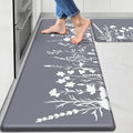 Kitchen Mats for Floor, Kitchen Rugs Sets of 2, Cushioned Anti Fatigue Mats for Kitchen Floor, Non-Slip Kitchen Decor, Water Resistant Kitchen Rug for Home, Kitchen, 17.3"x30"+17.3"x70"