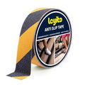 Anti Slip Tape, 2 Inch x 62 Ft Grip Tape for Stairs Outdoor/Indoor, Waterproof Non Skid Roll for Stair Treads Non Slip, High Traction Friction Abrasive Adhesive Stair Steps, Caution Yellow/Black