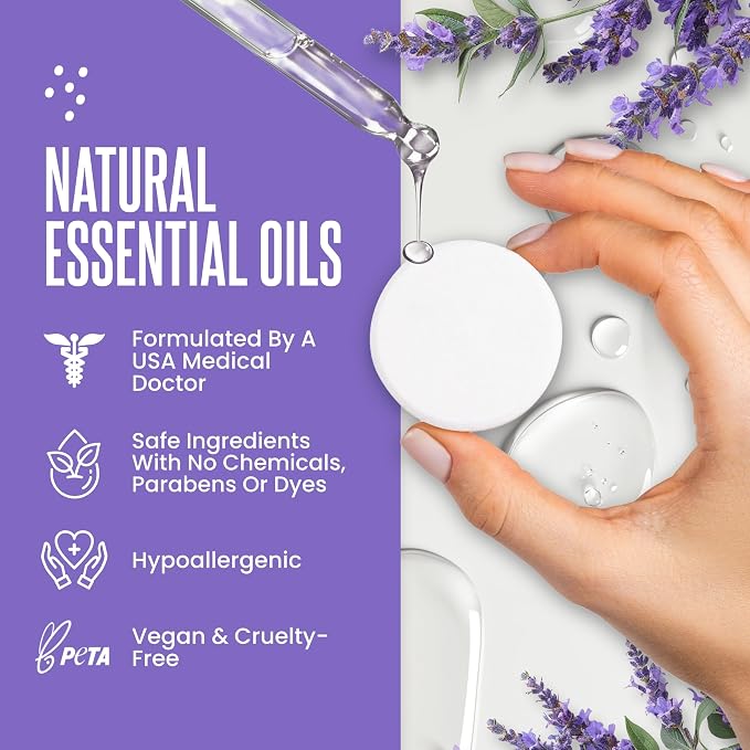 Cleverfy Lavender Shower Steamers Aromatherapy - Birthday Gifts for Women, Mom, Wife, Grandma, Her, Best Friend, Daughter, Sister, Teens & Girlfriend - 18 Tablets