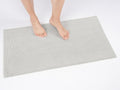 Cotton Paradise 100% Cotton Turkish Bathmat Rug, Soft Absorbent Quick Dry Non Slip, 20x34 Bathmat Rug, Silver Grey