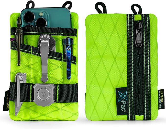 VIPERADE VE1 Pocket Organizer, EDC Pouch for Men, EDC Organizer Storage EDC Gears, Multitool Pocket Pouch Hold Your Flashlight/Pocket Knife, Pen, Notebook
